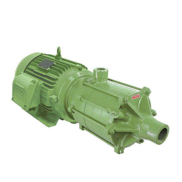 Motobomba Alta Pressão Trifásica 3,00 CV Me-al 2230 220/380VCA Multiestágio Verde