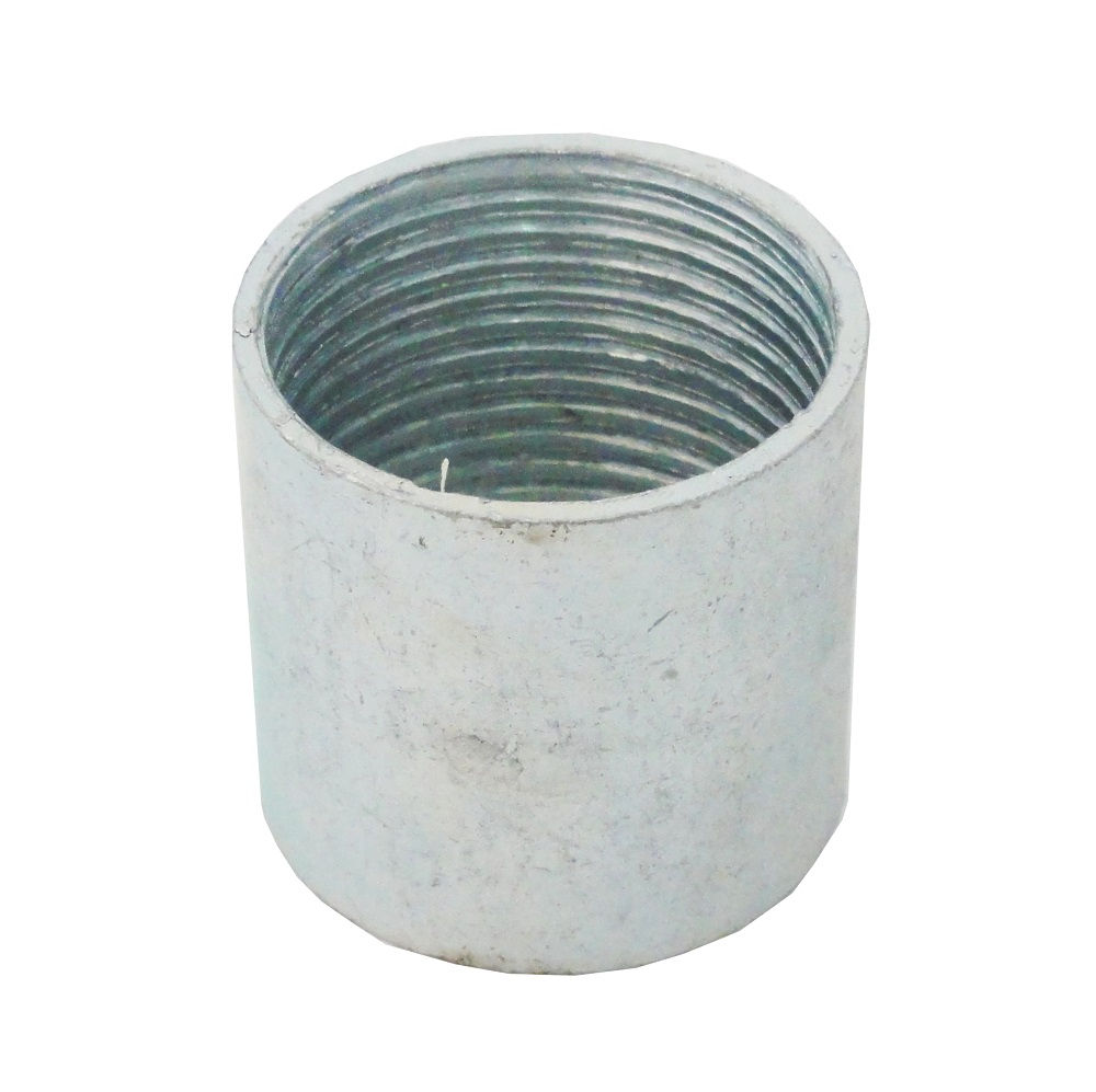 Luva Galvanizada Eletrolítica para Eletroduto 3/4" com Rosca BSP