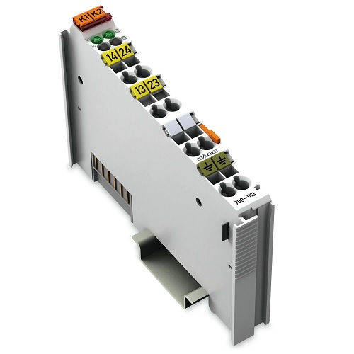 Acoplador Relé Acoplador Relé 220VCA 2 Contato Digital na LED Verde 2A 12 mm Conexão para Parafuso