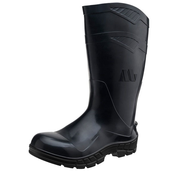 Bota Cano Longo PVC ALL Work sem Forro Tamanho 38 Preta Ca 40646