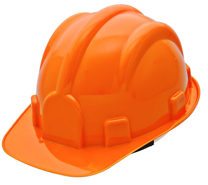 Capacete Proteção com Aba Frontal Polietileno Laranja Ca 29792 Classe A/B