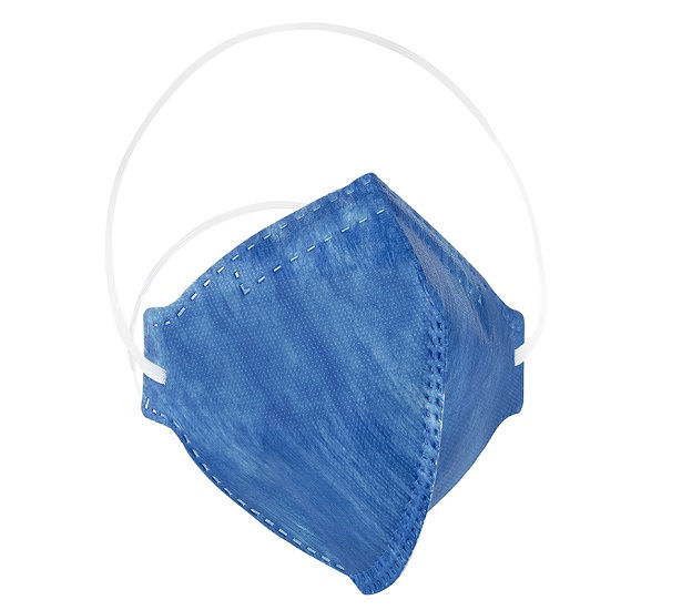 Máscara Máscara Dobrável PFF1 Descartável Ca 38502 Azul sem Válvula com Clipe Nasal