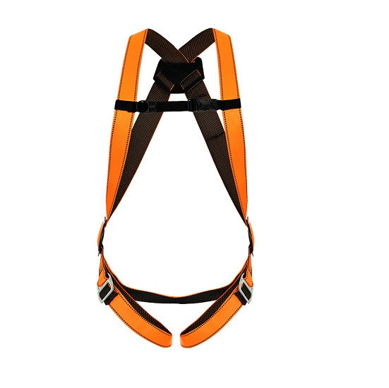 Cinturão Cinturão Paraquedista Polister com 1 Ponto Conexão HAR11 Laranja Ca 42360 Ajustável XG Prevenção Queda