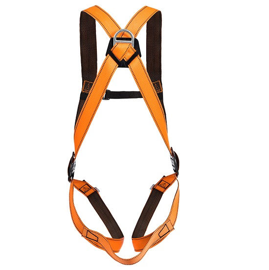 Cinturão Cinturão Paraquedista Polister com 2 Pontos Conexão HAR12 Laranja Ca 41045 Ajustável XG Prevenção Queda