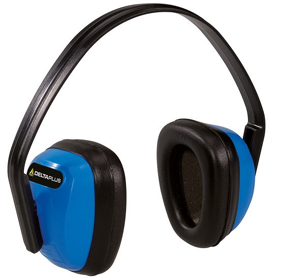 Abafador Concha Abs/poliestireno Ajustável Azul/preto CA 34964 17 DB Delta Plus