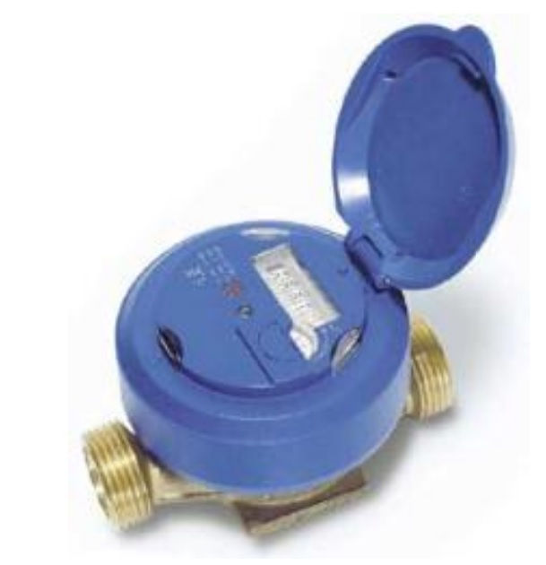 Hidrômetro Hidrômetro Corpo Liga Bronze Unijato Residencial 3/4" Vazão QN 2,5 - Qmax 3 m3/H sem Telemetria com Visor Inclinado Giratório sem Conexões