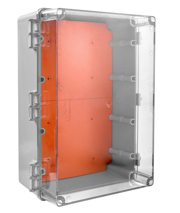 Quadro DE Comando PVC 500X400X200MM S/flange Cinza IP68 Porta