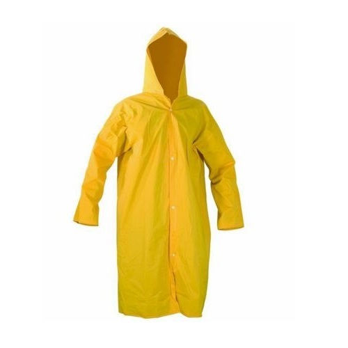 Capa Para Chuva PVC com Forro Amarela Tamanho M Ca 28449 Standard