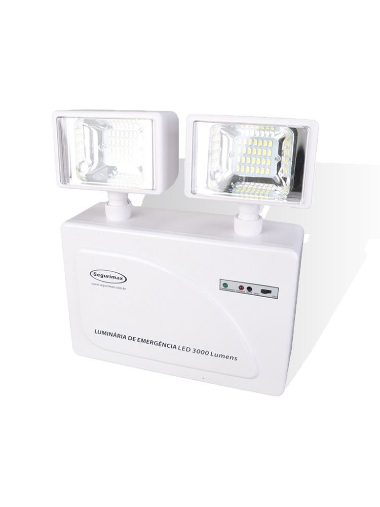 Luminária Luminária Emergência Autonoma 12W 2 Farois 3000 lm Bivolt 3H