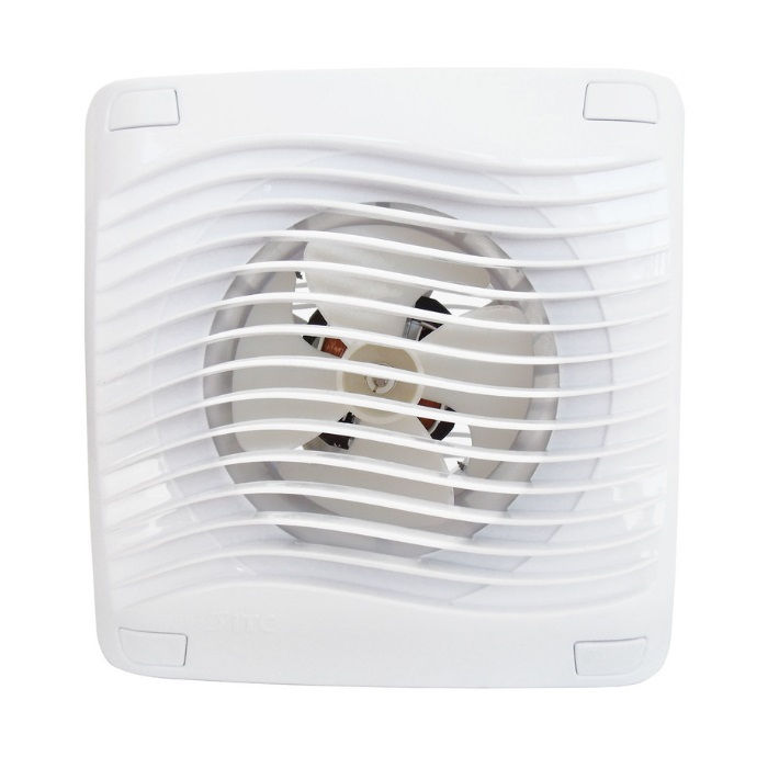 Exaustor Residencial ITC 100 mm Bivolt com Grade Externa Branco