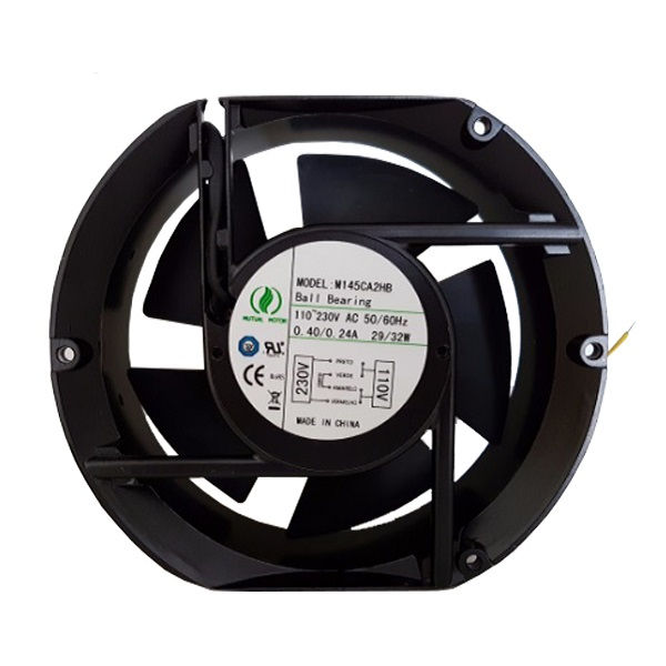 Ventilador Micro Alumínio Redondo 165x51 mm 127-220VCA 50/60 Hz