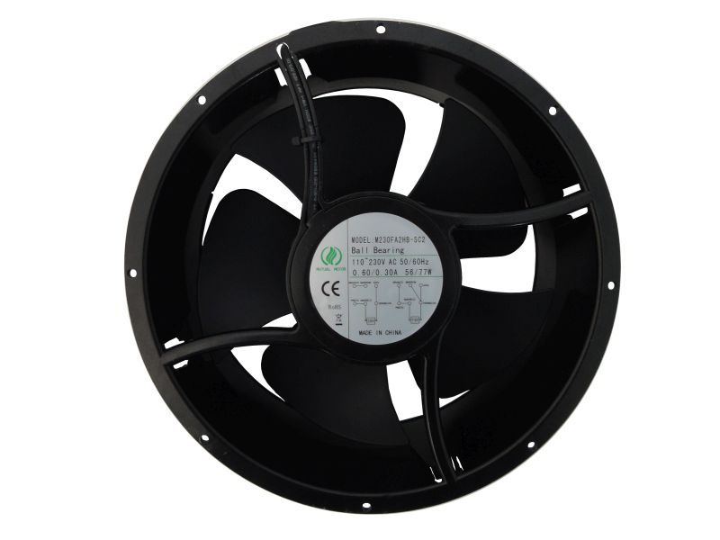 Ventilador Micro Alumínio Redondo 254x89 mm 127-220VCA 50/60 Hz