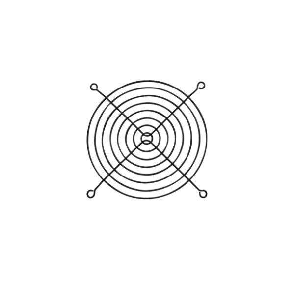 Grade Metálica Redonda Ventilação 165 mm