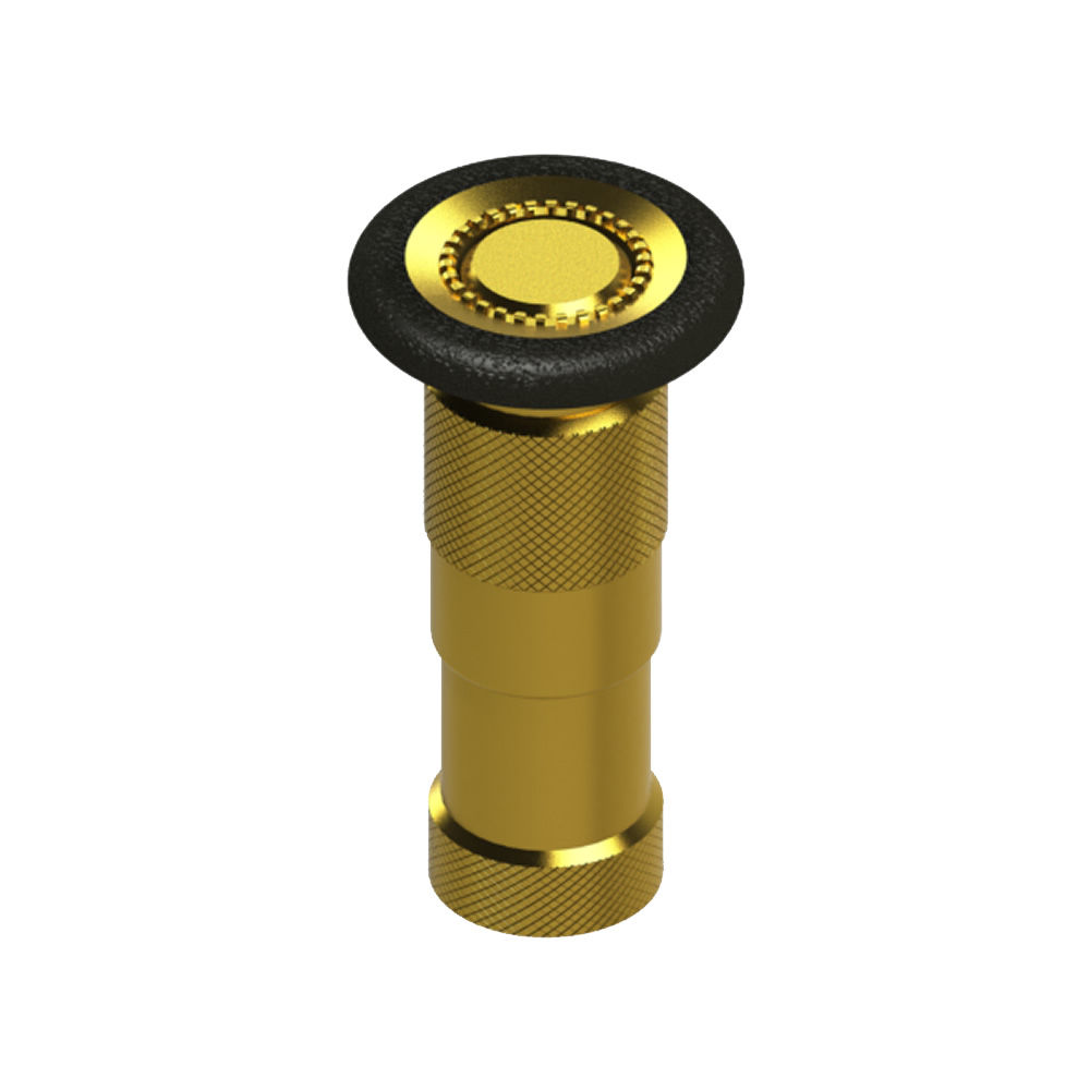 Esguicho Jato Regulável Latão 1" para Mangotinho 11FF BSP