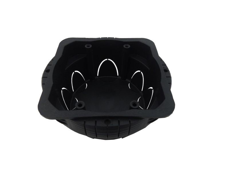 Caixa Tornimax Expandida 4x4 Preta com Tampa