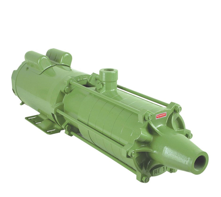 Motobomba Centrífuga Trifásica 3,00 CV Me-al 1530V 220/380VCA Multiestágio Verde