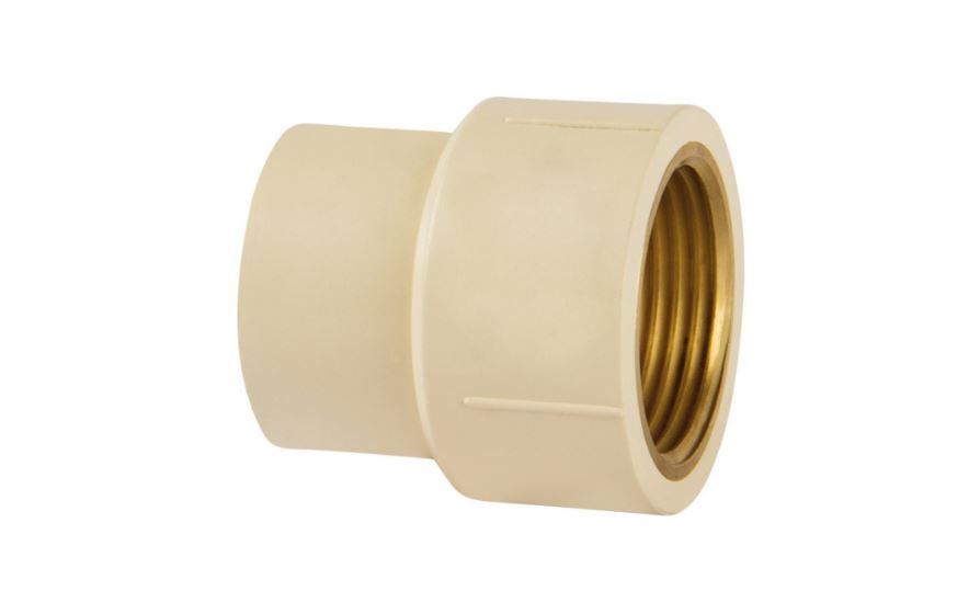 Luva Super CPVC Transição Soldável 22 mmX1/2" Ultratemp Flowguard Água Quente