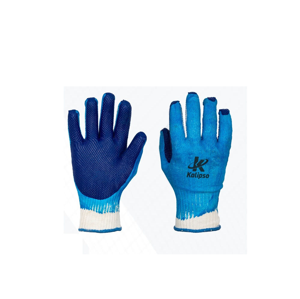 Luva Borracha Malha Banho Bluegrip Tamanho 9 (G) Azul Ca 38091