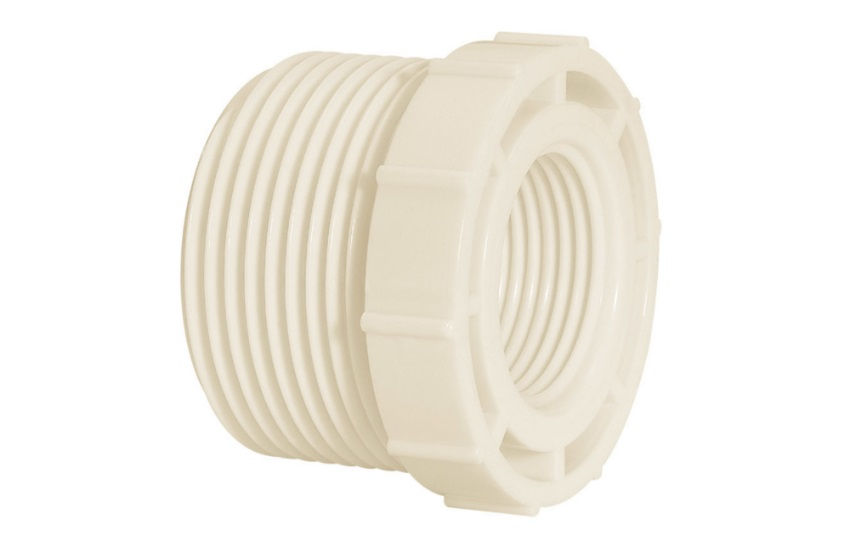 Bucha PVC Redução Rosqueável 2"X1" Classe 15 Branca Água Fria