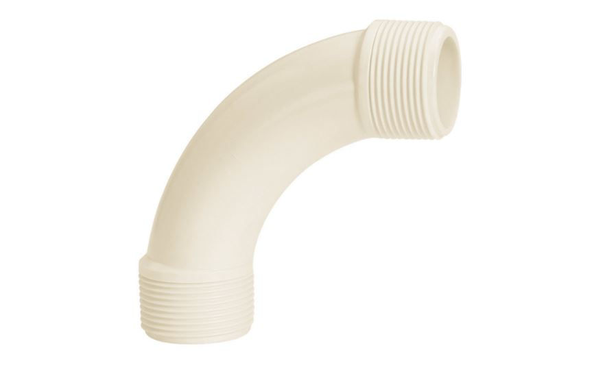 Curva PVC 90G Rosqueável 1" Classe 15 Branca Água Fria