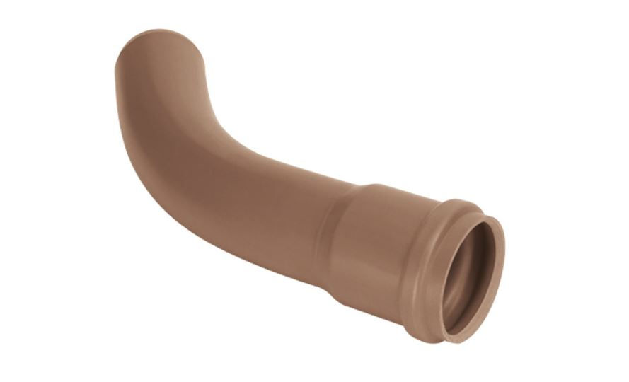 Curva PVC 45G Soldável DN75/DE85 PBA Marrom Distribuição de Água Pbafort