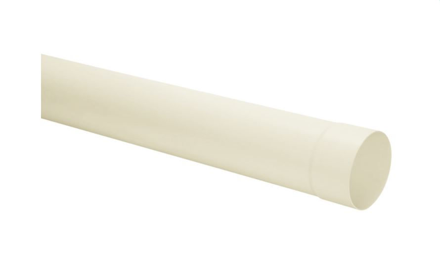 Tubo PVC 50 mmX6 M Série Reforçada Cinza Claro Esgoto