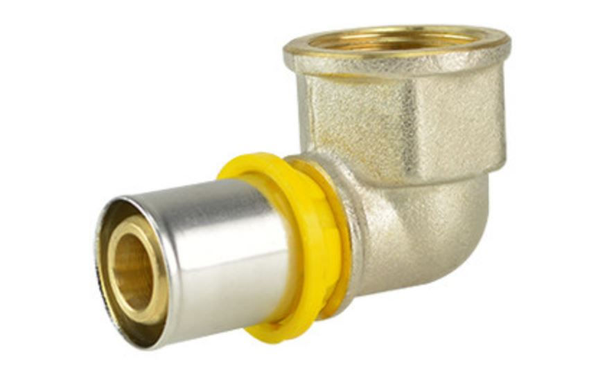 Joelho Metálico 90G 20 mmX1/2" Amanco Gás