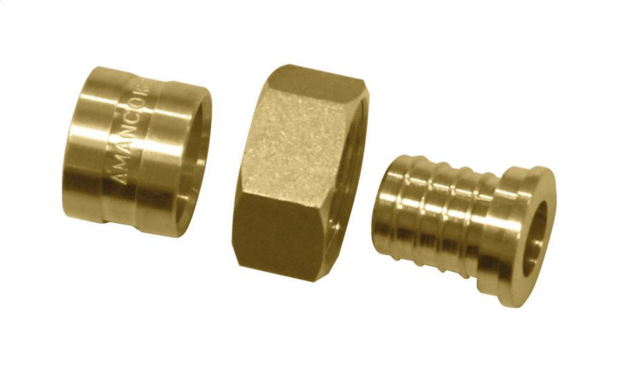 água Quente Água Quente Conector Metálico PEX DN16x 1/2 Móvel Fêmea