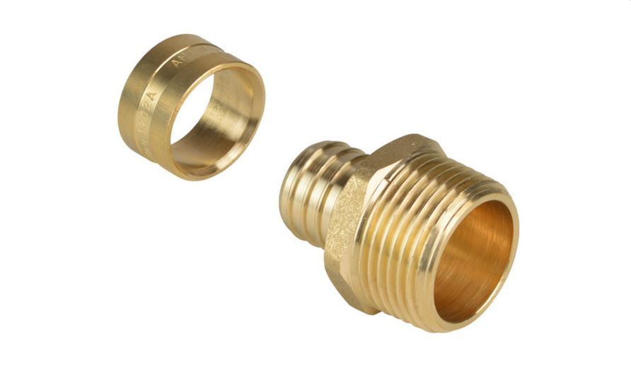 água Quente Água Quente Conector Metálico PEX DN16x 3/4 Macho