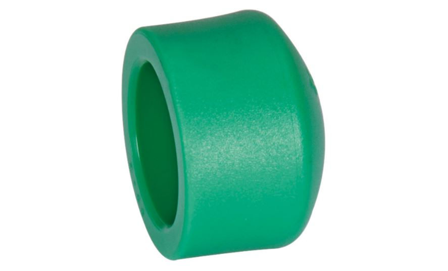 Tampão Tampão Cap 75 mm PPR Verde Água Quente