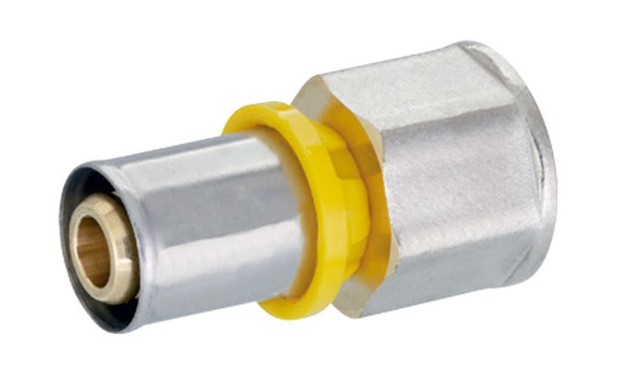 Conector Metálico Fixo Fêmea 20 mmX1/2" Amanco Gás