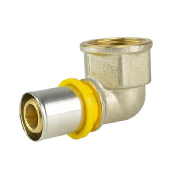 Joelho Metálico 90G 16 mmX1/2" Amanco Gás