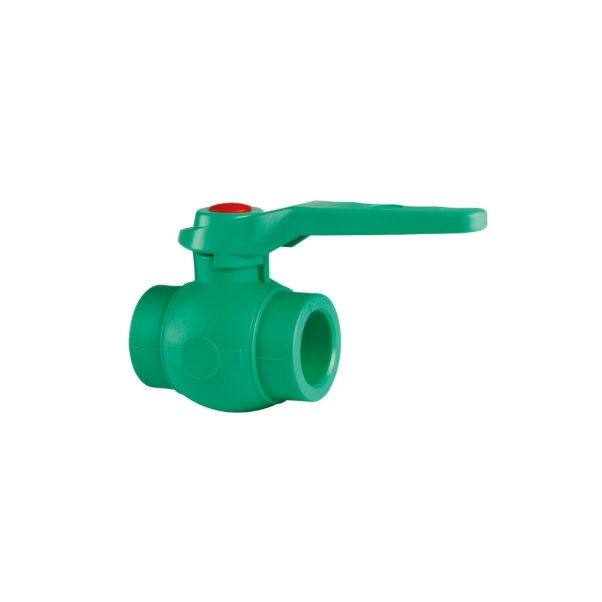 Registro Esfera 25 mm PPR Verde Água Quente