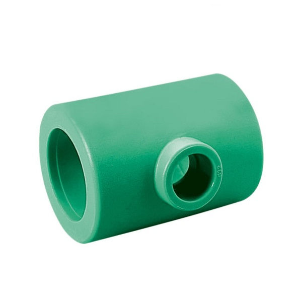 Te Fêmea/Fêmea/Fêmea Redução Central 75x63x75 mm PPR Verde Água Quente