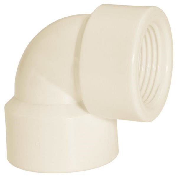 Joelho PVC 90G Rosqueável 1.1/4" Classe 15 Branco Água Fria