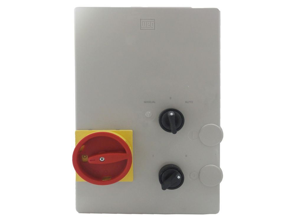 Chave de Partida Direta Pdwca com Disjuntor Motor 3,00 CV 6,30-10,00A 220VCA 60 Hz para 2 Bombas