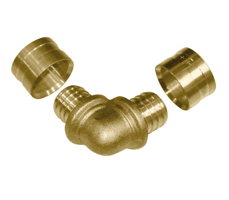 água Quente Água Quente Joelho Metálico PEX DN25