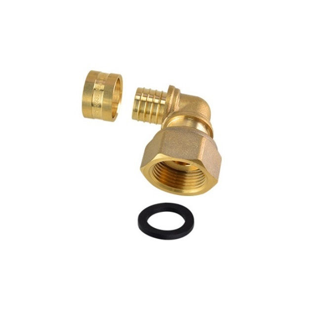 água Quente Água Quente Joelho Fêmea Metálico PEX DN20x 3/4 Móvel