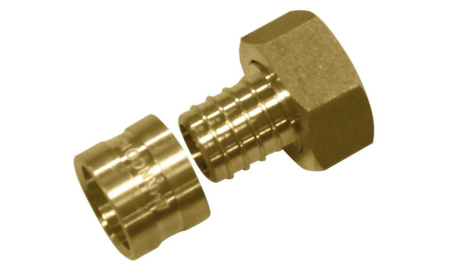 Conector Metálico Fêmea Fixo 20 mmX1/2" PEX Água Quente