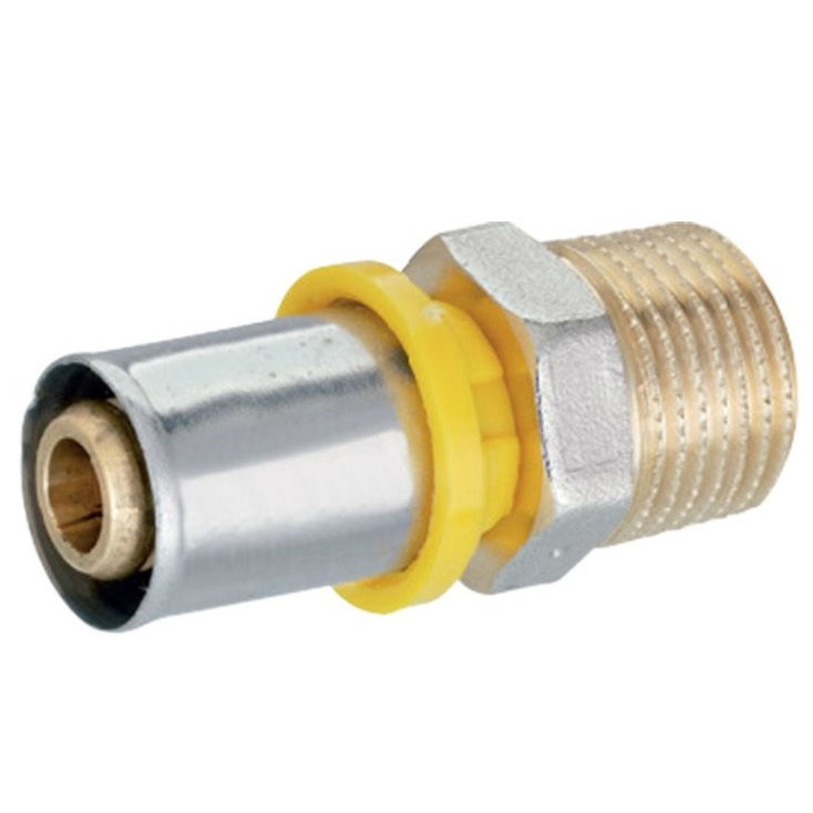 Conector Metálico Macho/Fêmea 20 mmX3/4" Amanco Gás