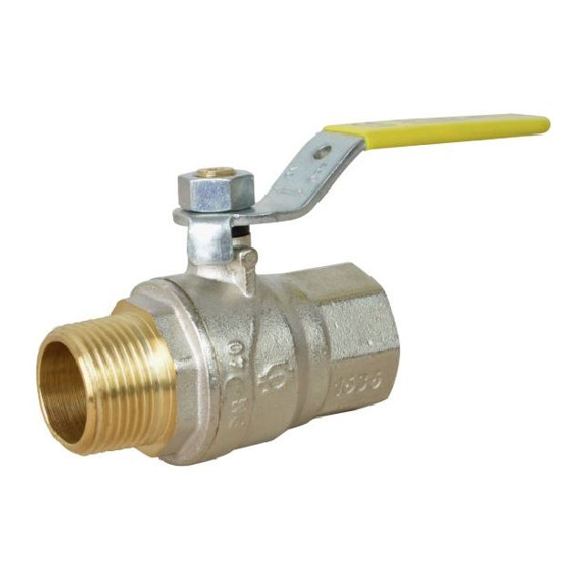 Válvula Válvula Esfera Metálica Borboleta Macho e Fêmea 3/4" Amanco Gás