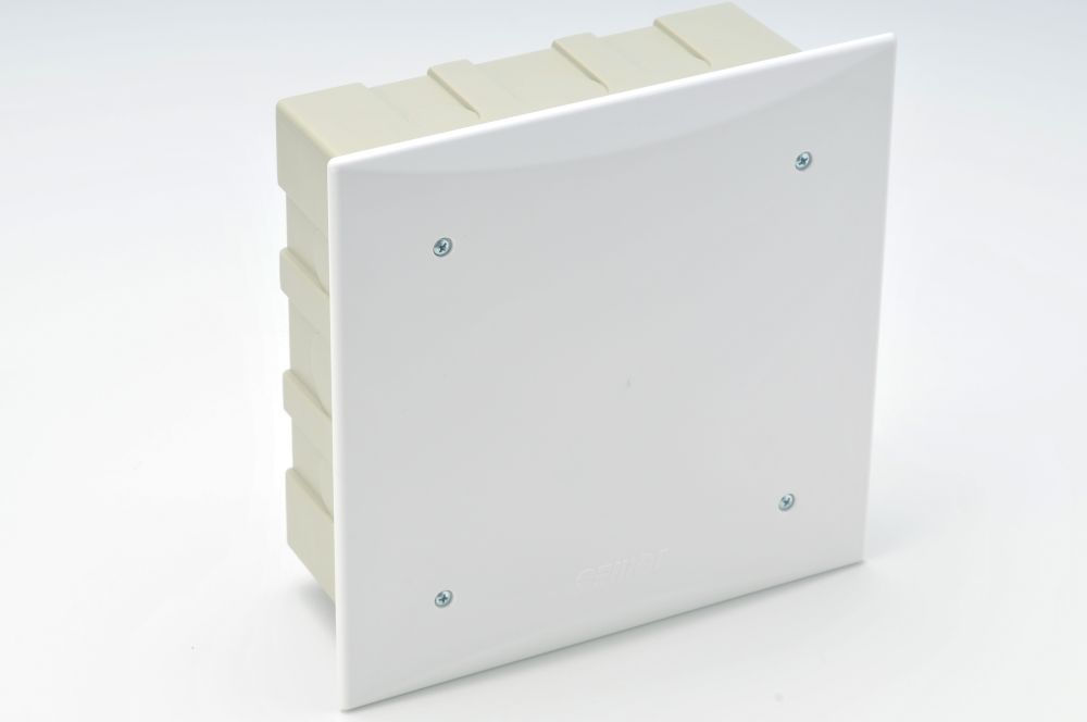 Caixa Passagem Embutir PVC 150x150x75 mm Branca IP44