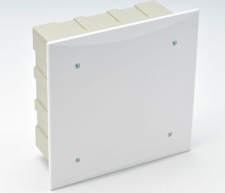 Caixa Passagem Embutir PVC 200x200x90 mm Branca IP44