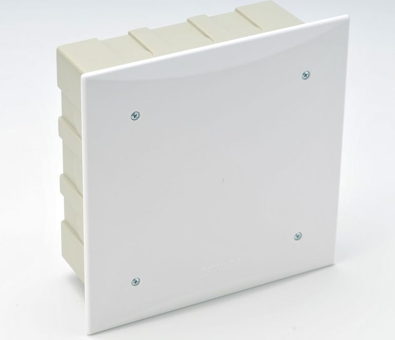 Caixa Passagem Embutir PVC 300x300x90 mm Branca IP44