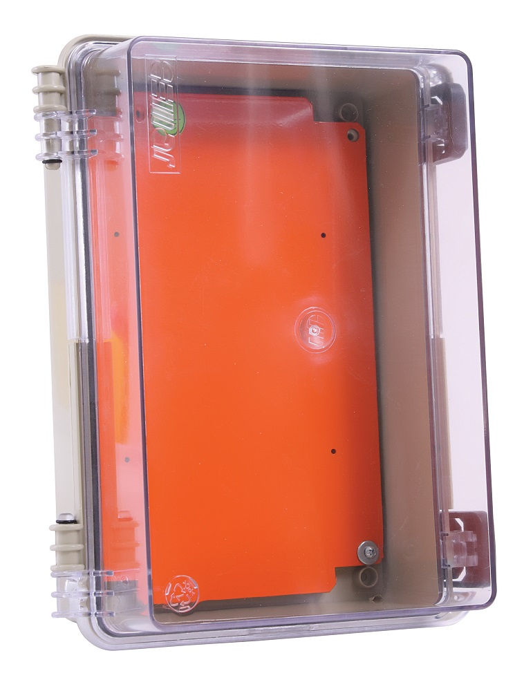Quadro de Comando PVC 500x400x200 mm sem Flange Bege IP67 Porta Transparente