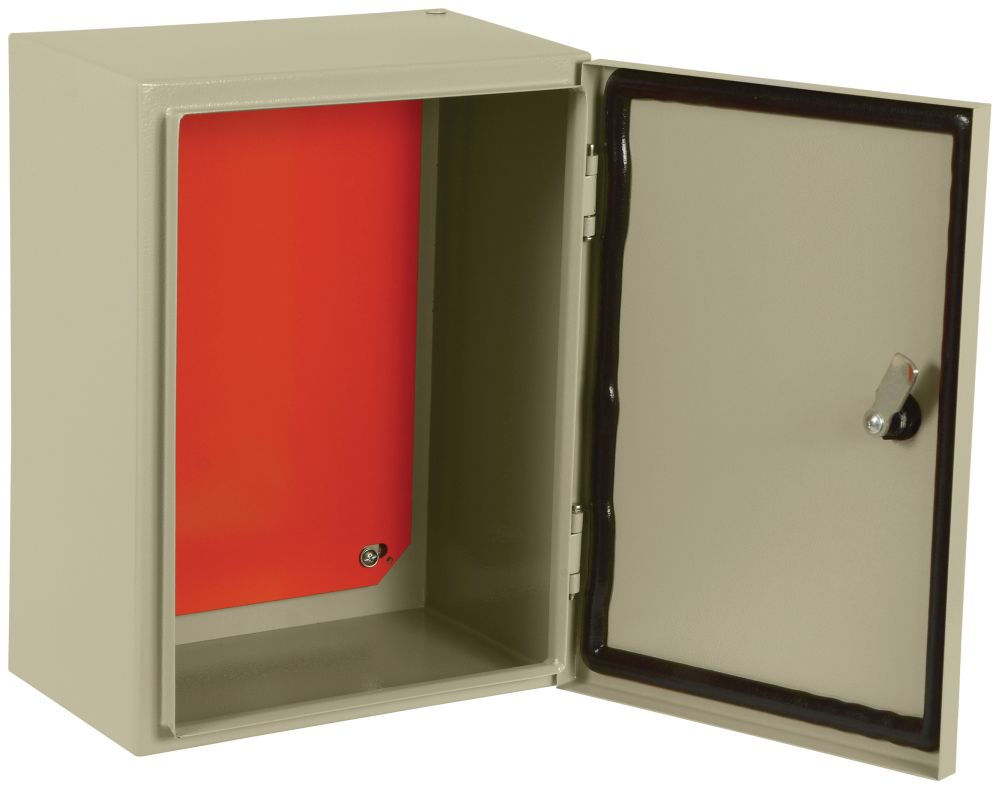 Quadro de Comando Metálico 800x600x250 mm sem Flange Bege IP64