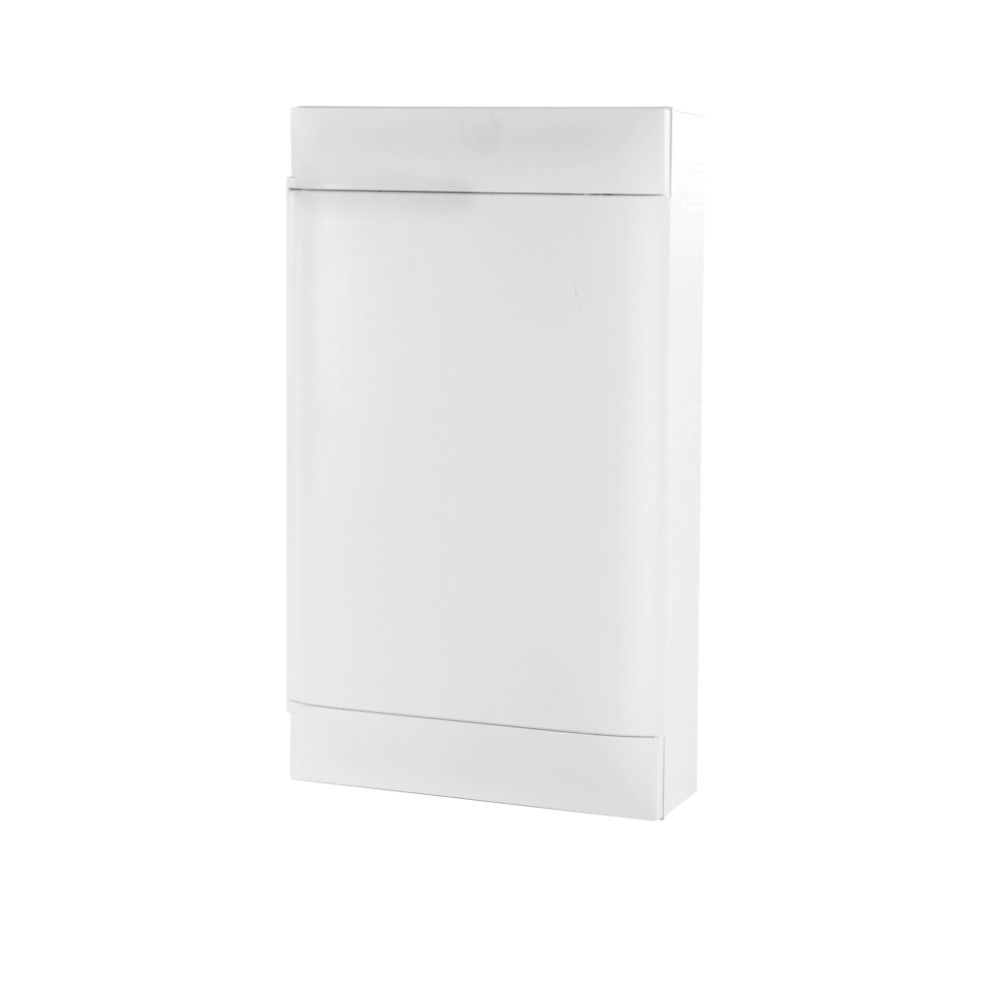 Quadro de Distribuição Quadro de Distribuição PVC Sobrepor 36 Disjuntores DIN sem Barramento sem Geral Branco Porta Opaca Protectbox