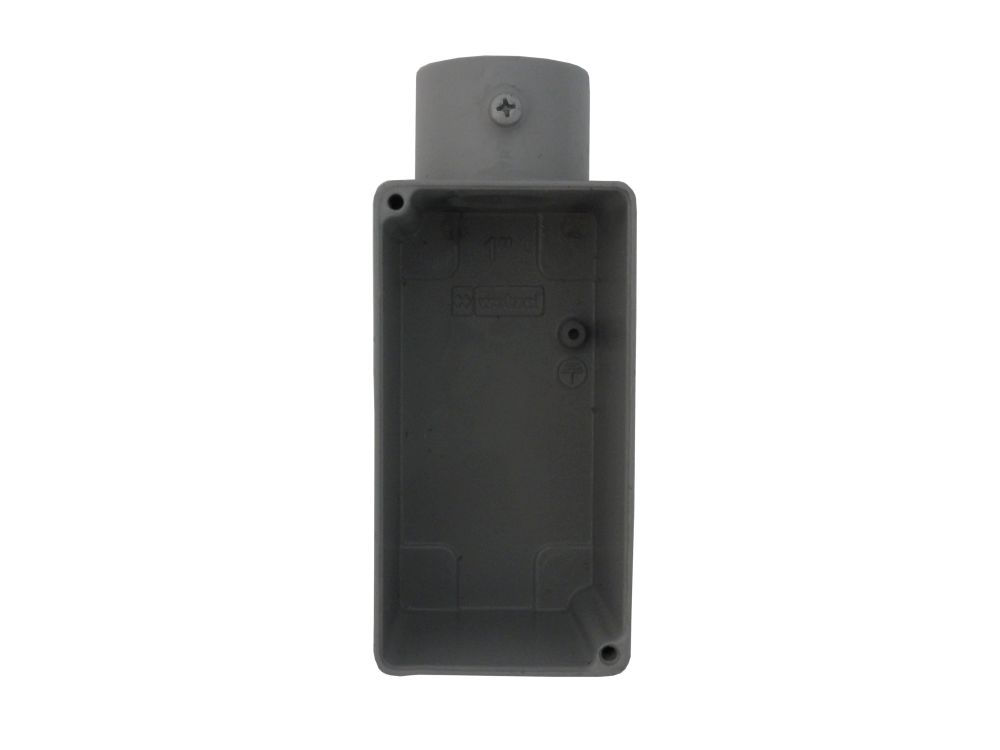 Condulete Alumínio Tipo ESR 1" sem Rosca sem Tampa sem Vedação Cinza