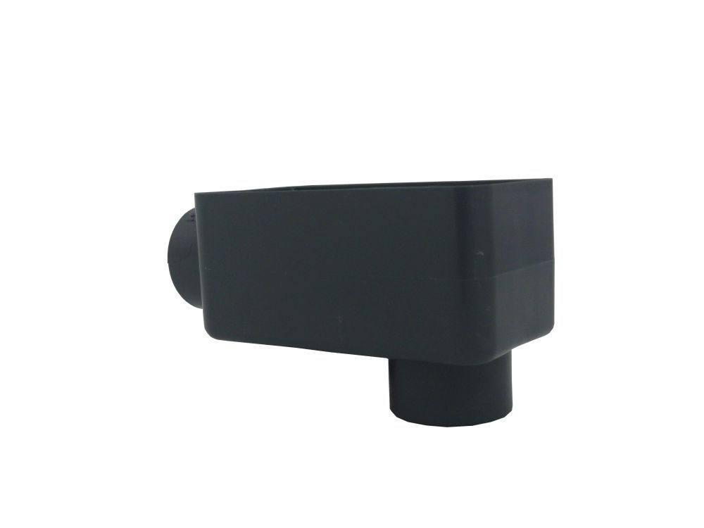 Condulete PVC Tipo Lbisr 3/4" sem Rosca sem Tampa sem Vedação Cinza Tampa Parafusada