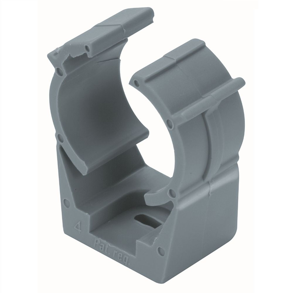 Abraçadeira Abraçadeira PVC Pressão 2" para Eletroduto Cinza